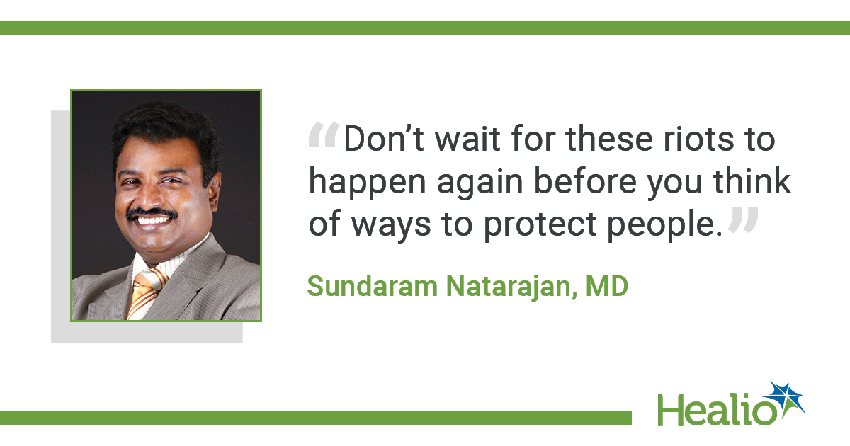 Sundaram Natarajan，医学博士被爆头